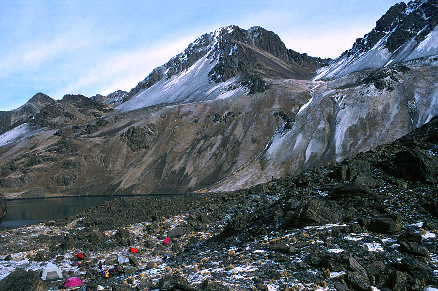 Condoririgruppe - Basislager und Austria Hill