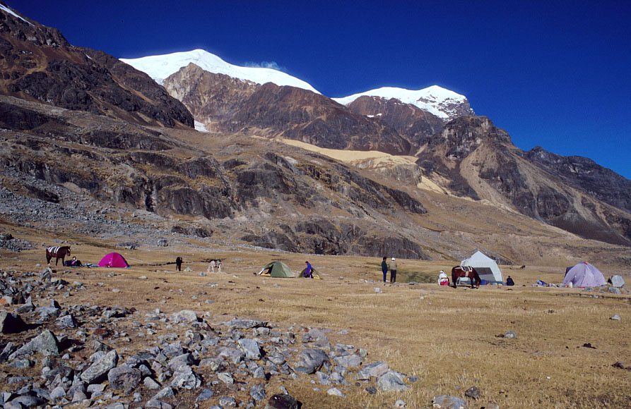 Das Basislager am Illimani