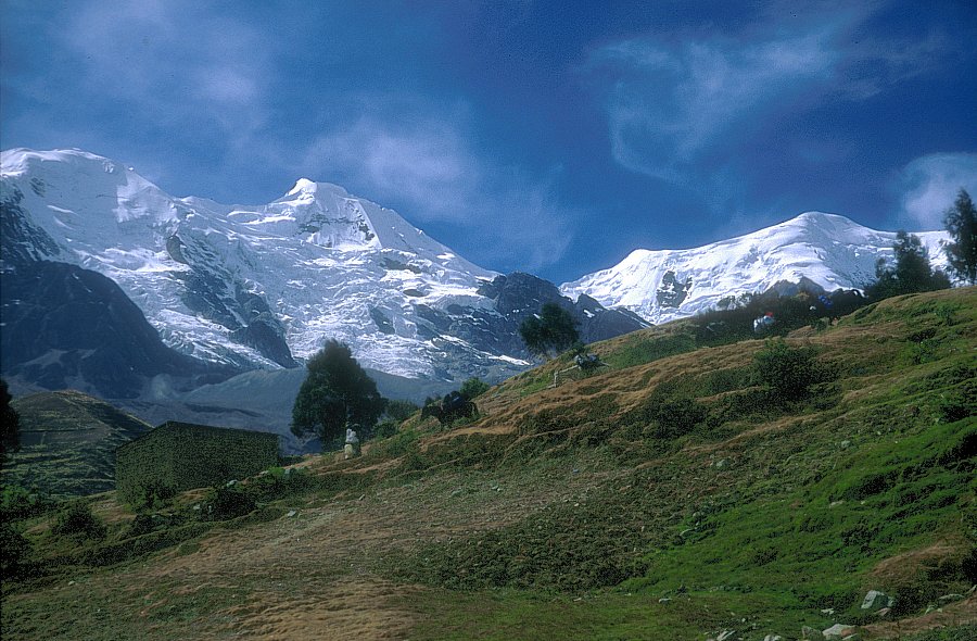 R&uuml;ckblick auf Illimani von Pinaya aus