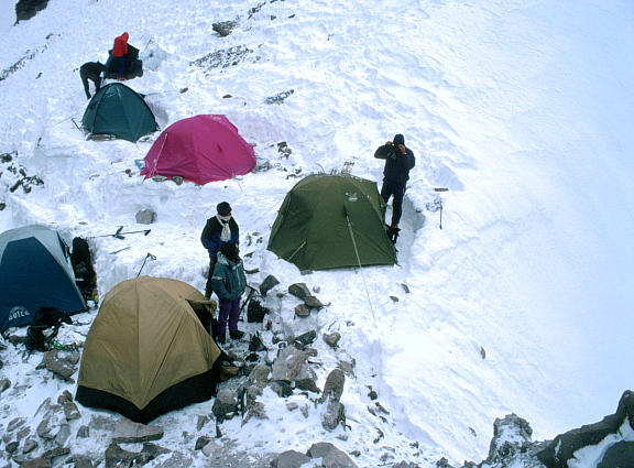 Sajama, Hochlager 5.600 m