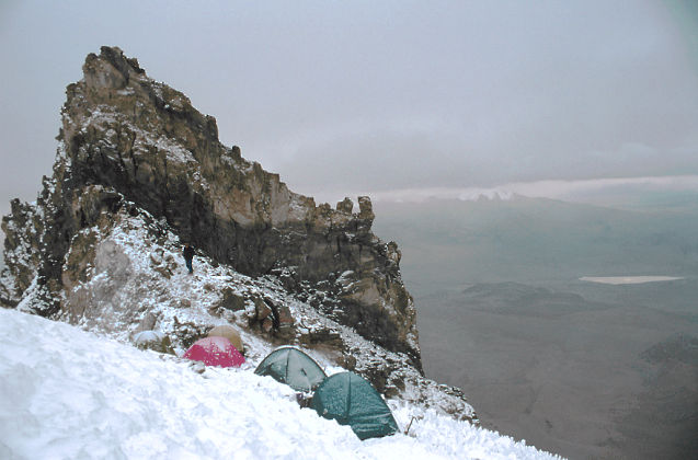 Sajama, Hochlager 5.600 m