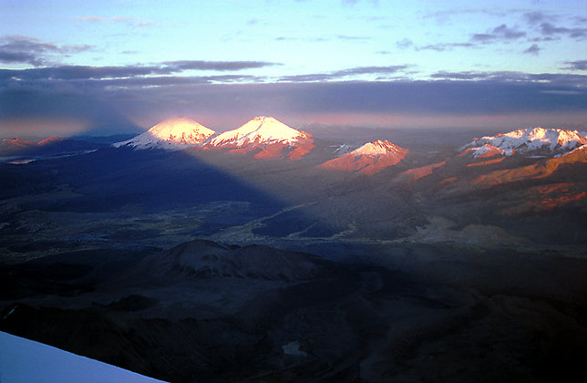 Sajama, Bergschatten