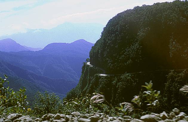 Stra&szlig;e nach Coroico